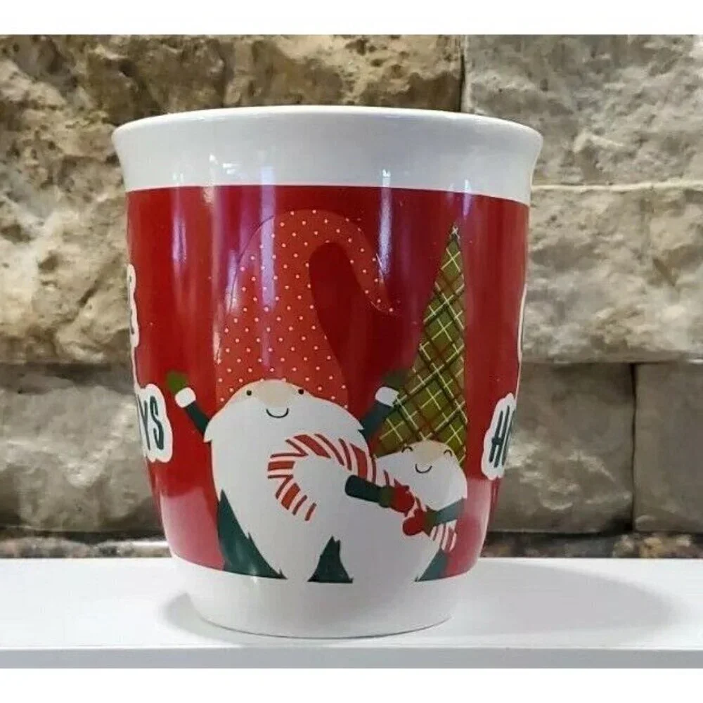 Gnome For The Holidays 14 Oz Mug Christmas Coffee Cocoa Tea Royal Norfolk